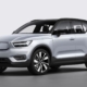 Volvo XC40 Recharge P8 AWD in Glacier Silver