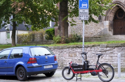 Parken Gehweg