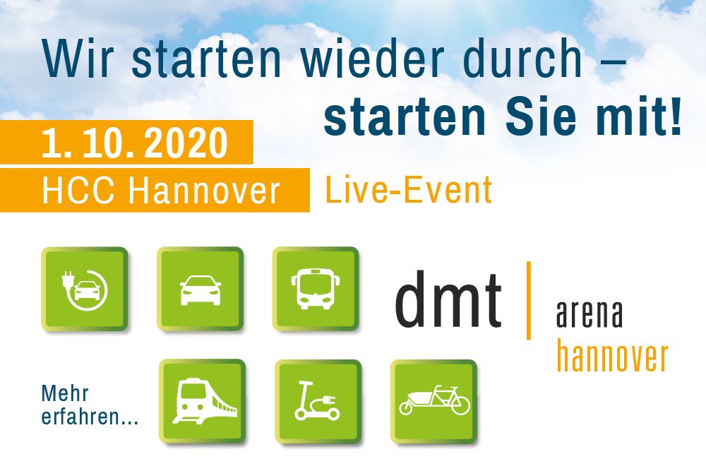 DMT Arena 2020: Das Event zum Thema Mobilität DMT Arena 2020: Das Event zum Thema Mobilität