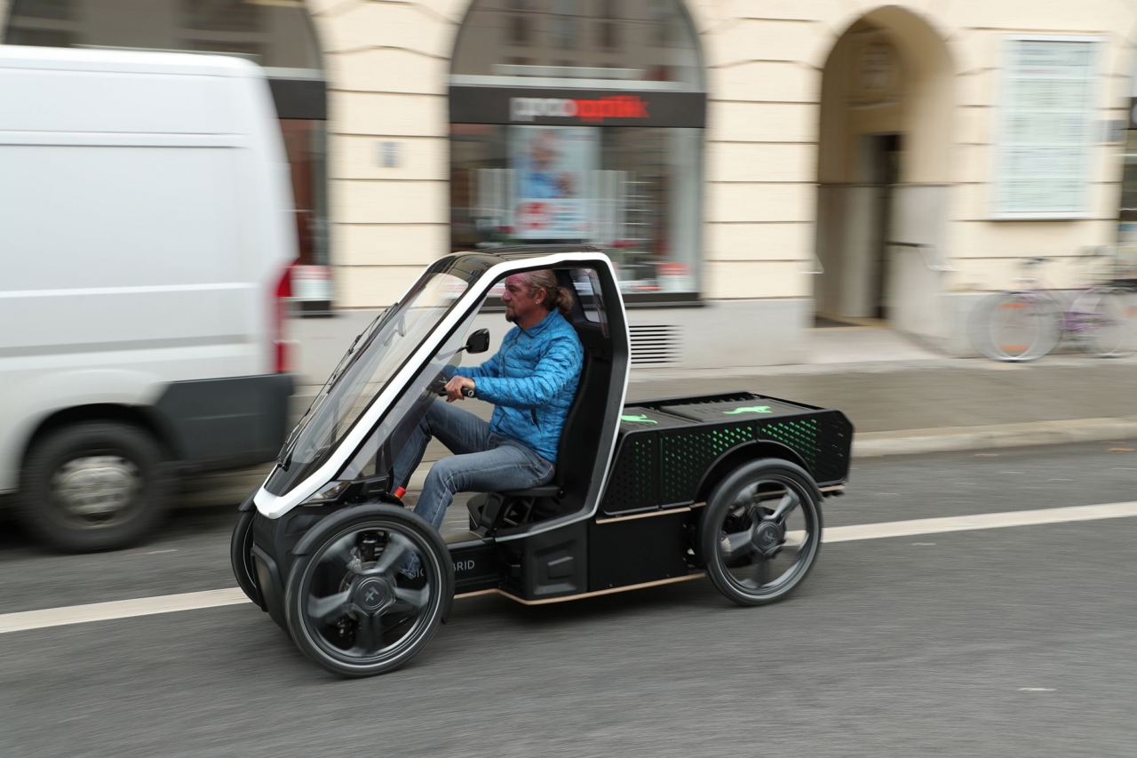 Vierrad-Pedelec Bio-Hybrid: Auto oder was? Vierrad-Pedelec Bio-Hybrid: Auto oder was?