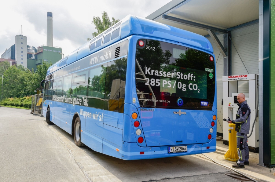Brennstoffzellen-Busse