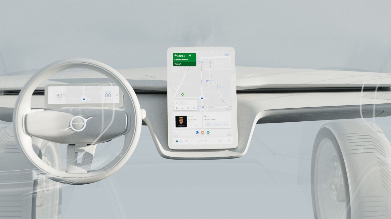 Volvo führt bei E-Autos neues Infotainment ein Volvo führt bei E-Autos neues Infotainment ein
