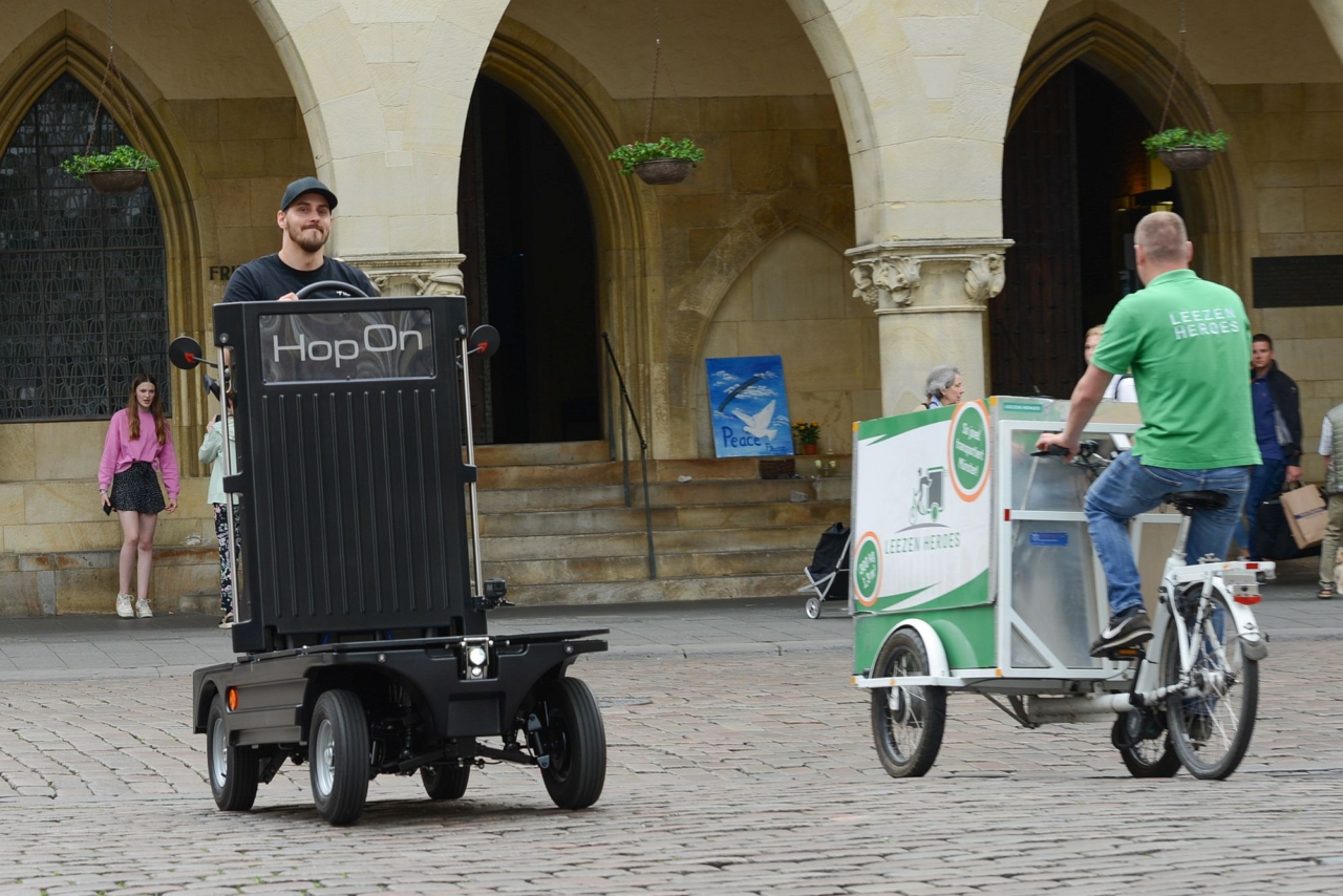 Die letzte Meile mit dem Hopon Die letzte Meile mit dem Hopon