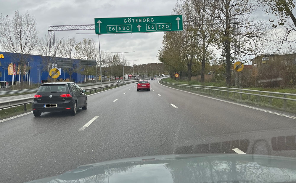 Einmal durch Göteborg mit dem Volvo und noch weiter. Foto: itt