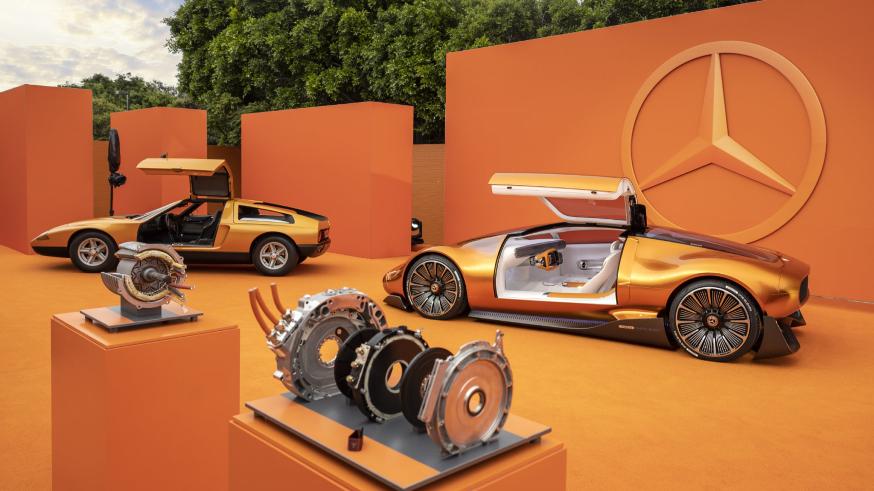 Im Juni 2023 hat Mercedes den Vision One-Eleven vorgestellt, für dessen Antreib der Einsatz von Yasa-Motoren angedacht wurde Foto: Mercedes-Benz