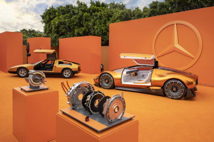 Im Juni 2023 hat Mercedes den Vision One-Eleven vorgestellt, für dessen Antreib der Einsatz von Yasa-Motoren angedacht wurde Foto: Mercedes-Benz