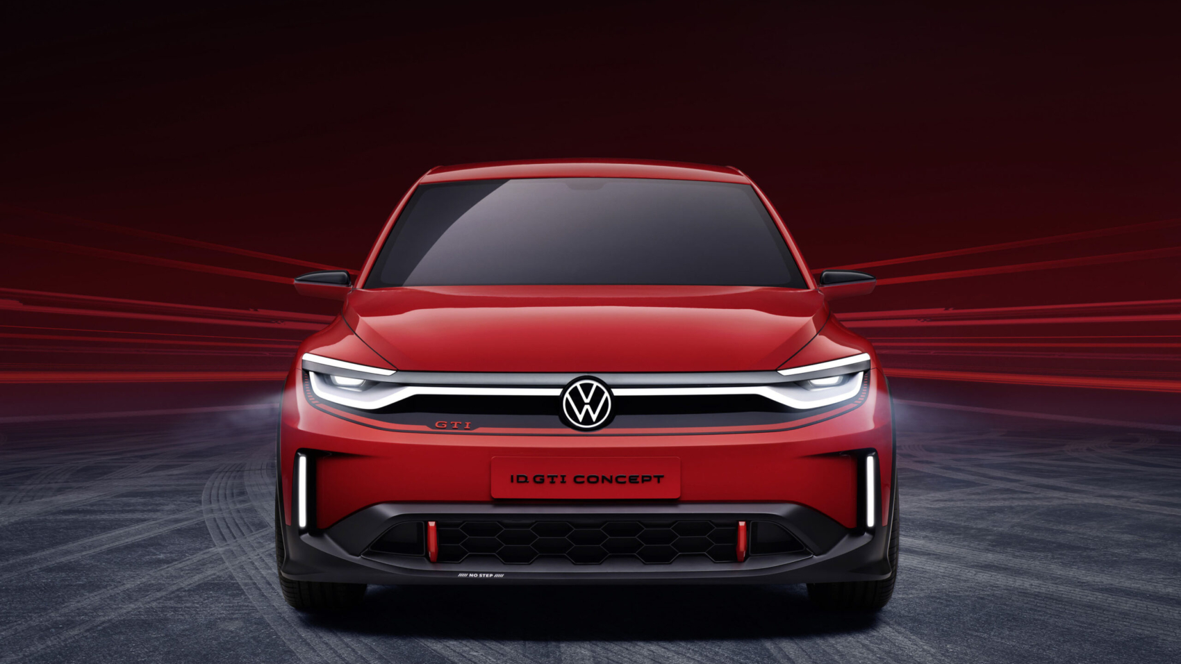 Der ID.Golf kommt später. Hier die Studie ID.GTI Concept, mit der VW eine Familie neuer GTIs angekündit hat, zu denen auch der Golf zählen sollte: Foto: VW