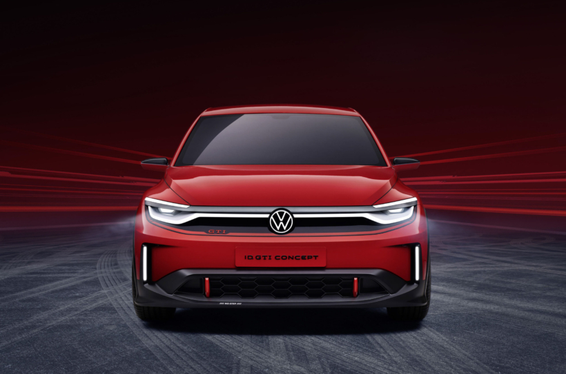 Der ID.Golf kommt später. Hier die Studie ID.GTI Concept, mit der VW eine Familie neuer GTIs angekündit hat, zu denen auch der Golf zählen sollte: Foto: VW