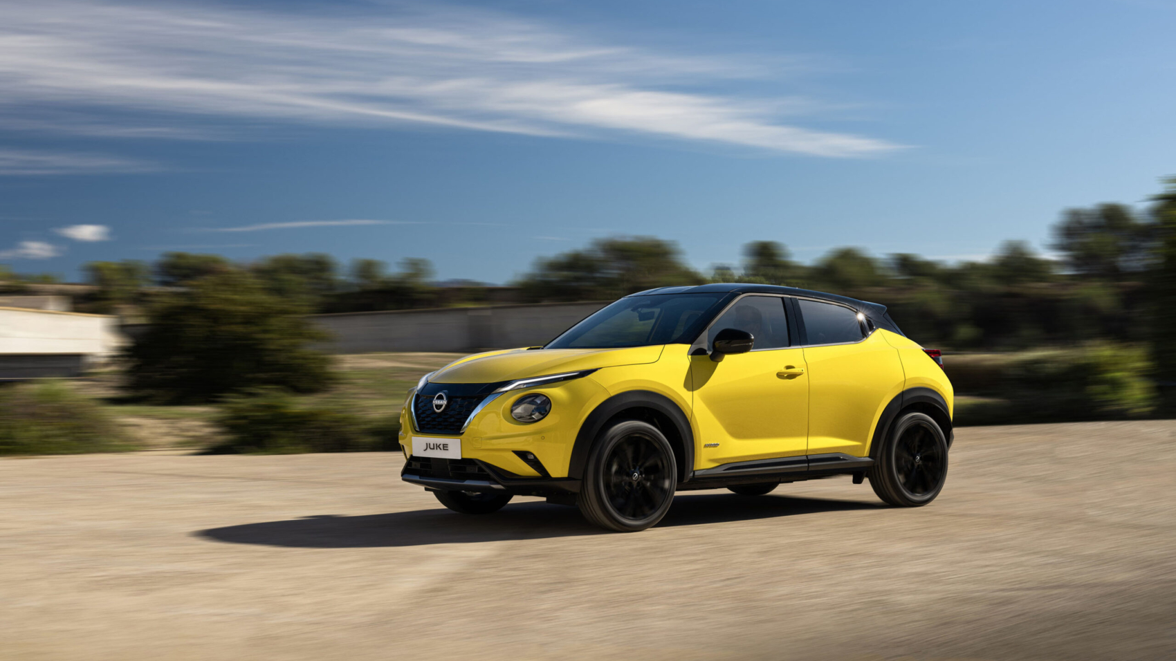 Vor allem in der gelb-schwarzen Lackierung ist der Nissan Juke ein Hingucker. Foto: Nissan