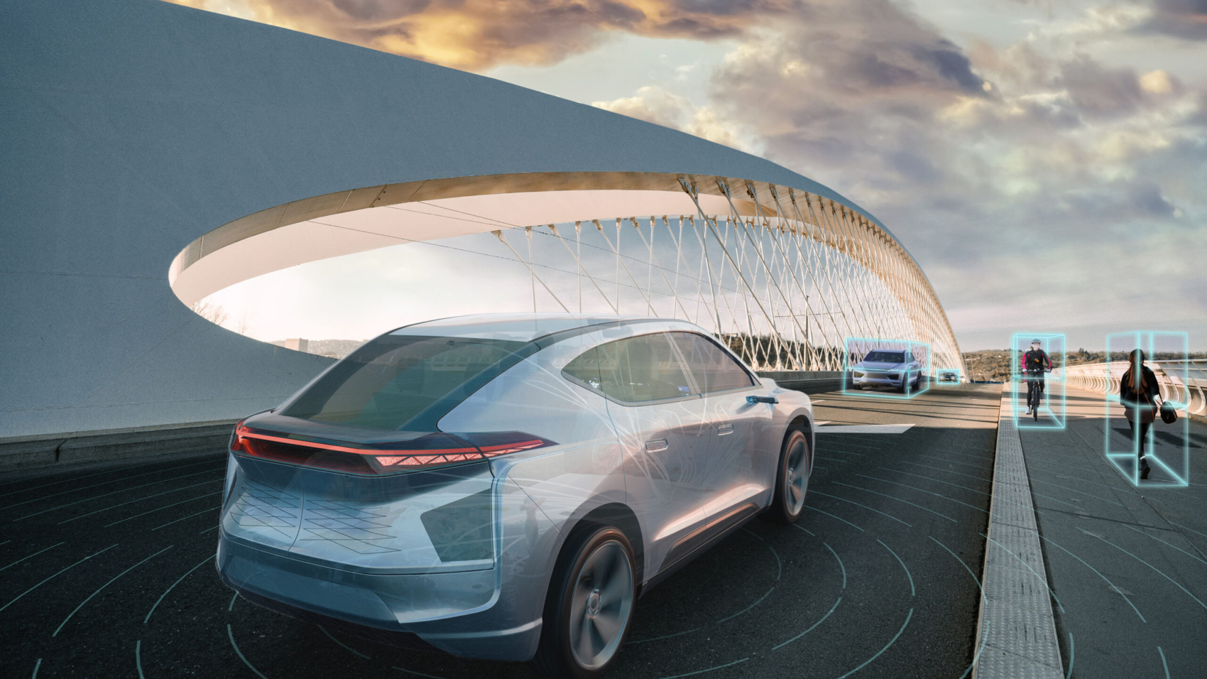 Das Auto soll seine Umwelt und seine Passagiere immer besser wahrnehmen. Foto: Magna