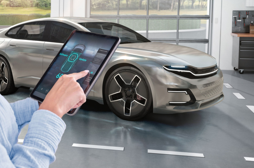 Gesamtpaket: Bosch bietet zum zentralen Hochleistungsrechner und der modernen Software auch die skalierbare Fahrzeuginfrastruktur.  Foto: Bosch