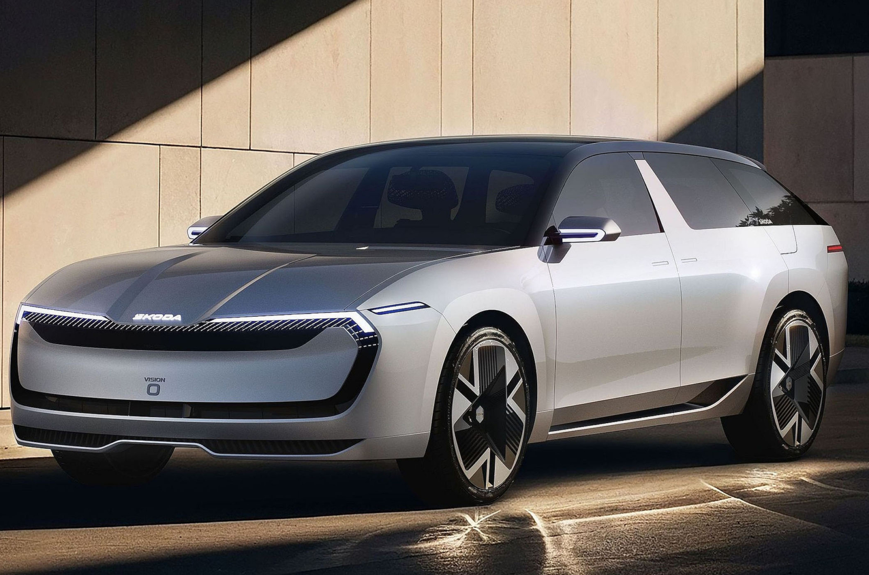 Der Skoda Vision O ist modern, ohne zu übertreiben, er wirkt reduziert – und kommt gerade deshalb eindrucksvoll zur Geltung. Foto: Skoda