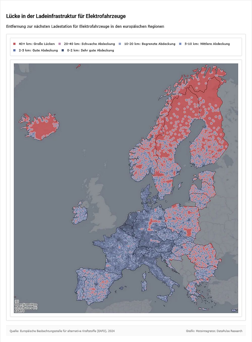 EU Ladeinfrastruktur Elektroautos 2030