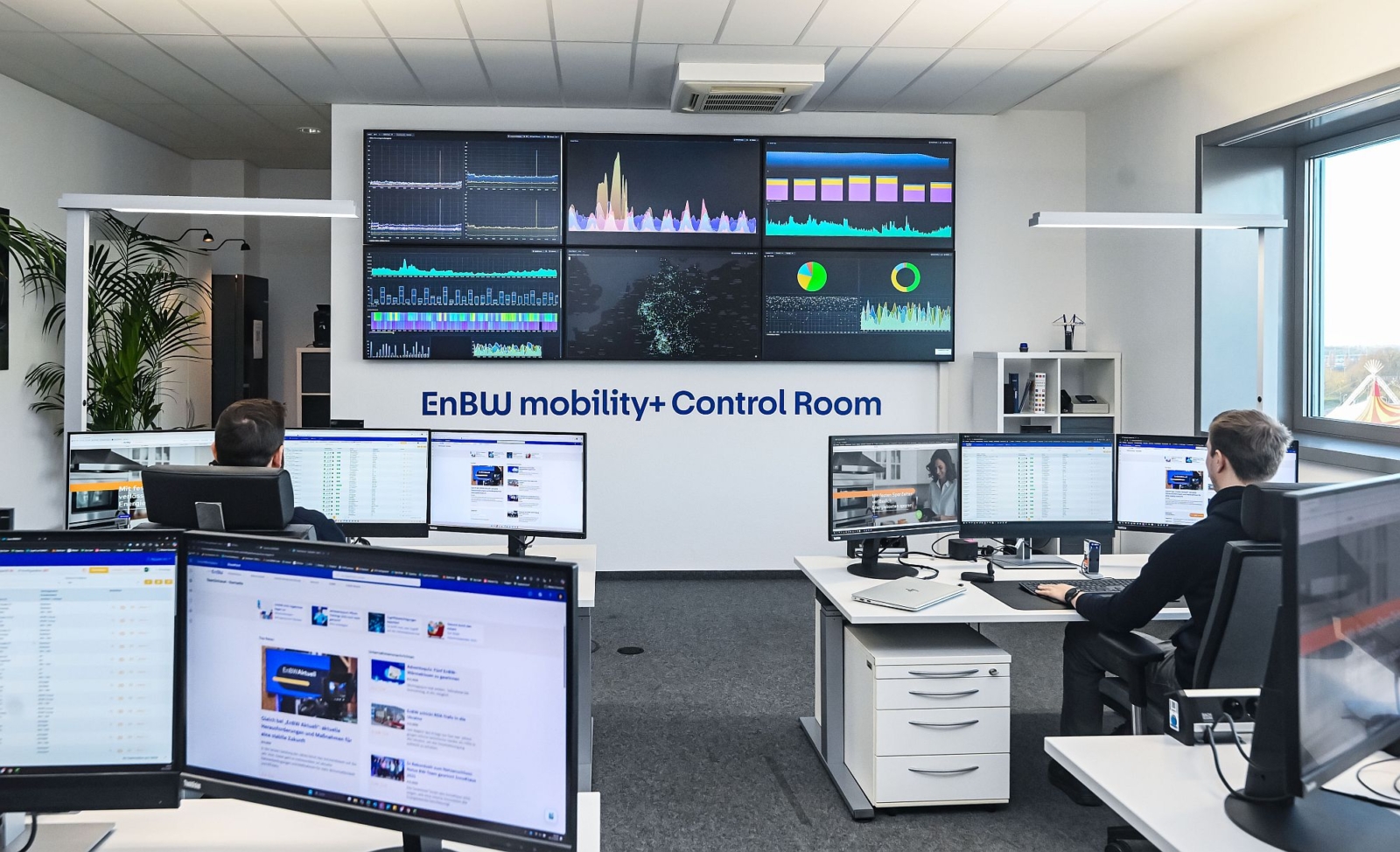 EnBW startet eine zentrale Leitstelle