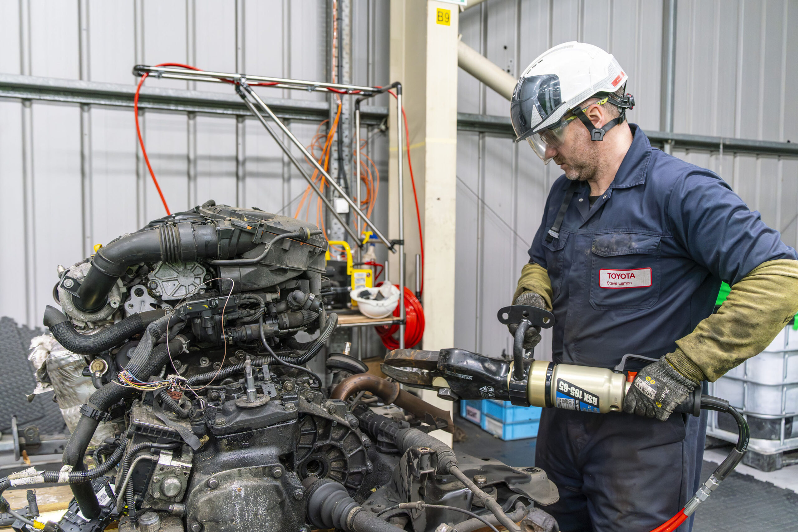 Ressourcen sollen so lange wie möglich im Umlauf bleiben – und zwar mit möglichst hohem Wert. Alle Fotos: Toyota