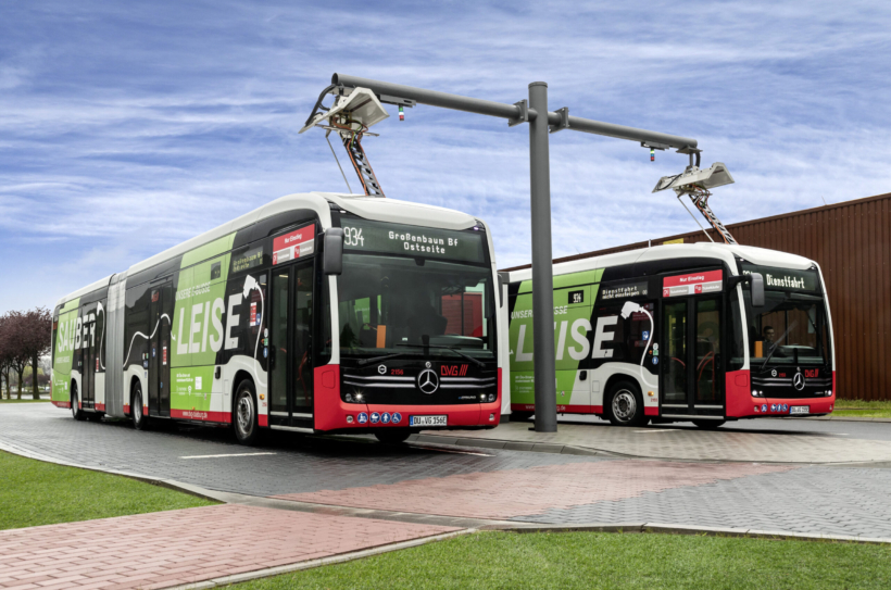 Mercedes zählt zu den größten E-Busanbietern. Foto: Mercedes