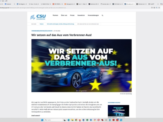 CSU Verbrenner-Aus