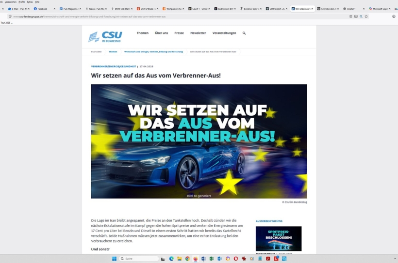 CSU Verbrenner-Aus