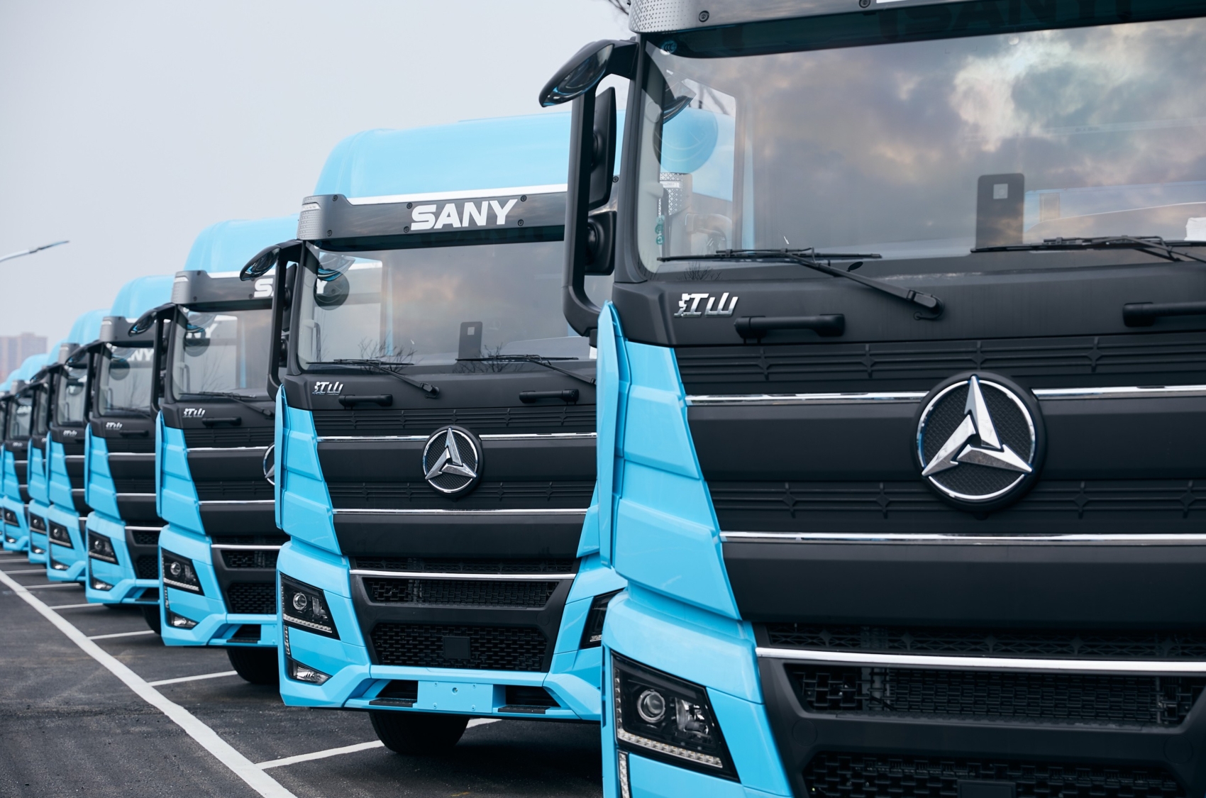 Chinesische Hersteller wie Sany wollen in Europa Fuß fassen. Foto: Sany Trucks