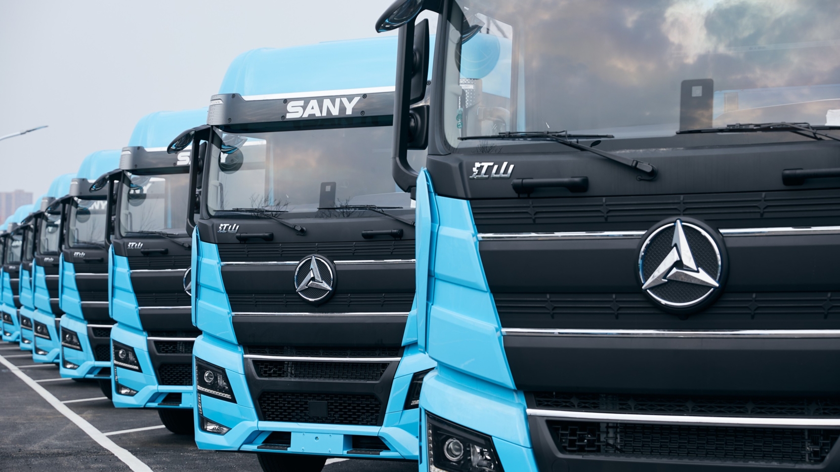 Chinesische Hersteller wie Sany wollen in Europa Fuß fassen. Foto: Sany Trucks
