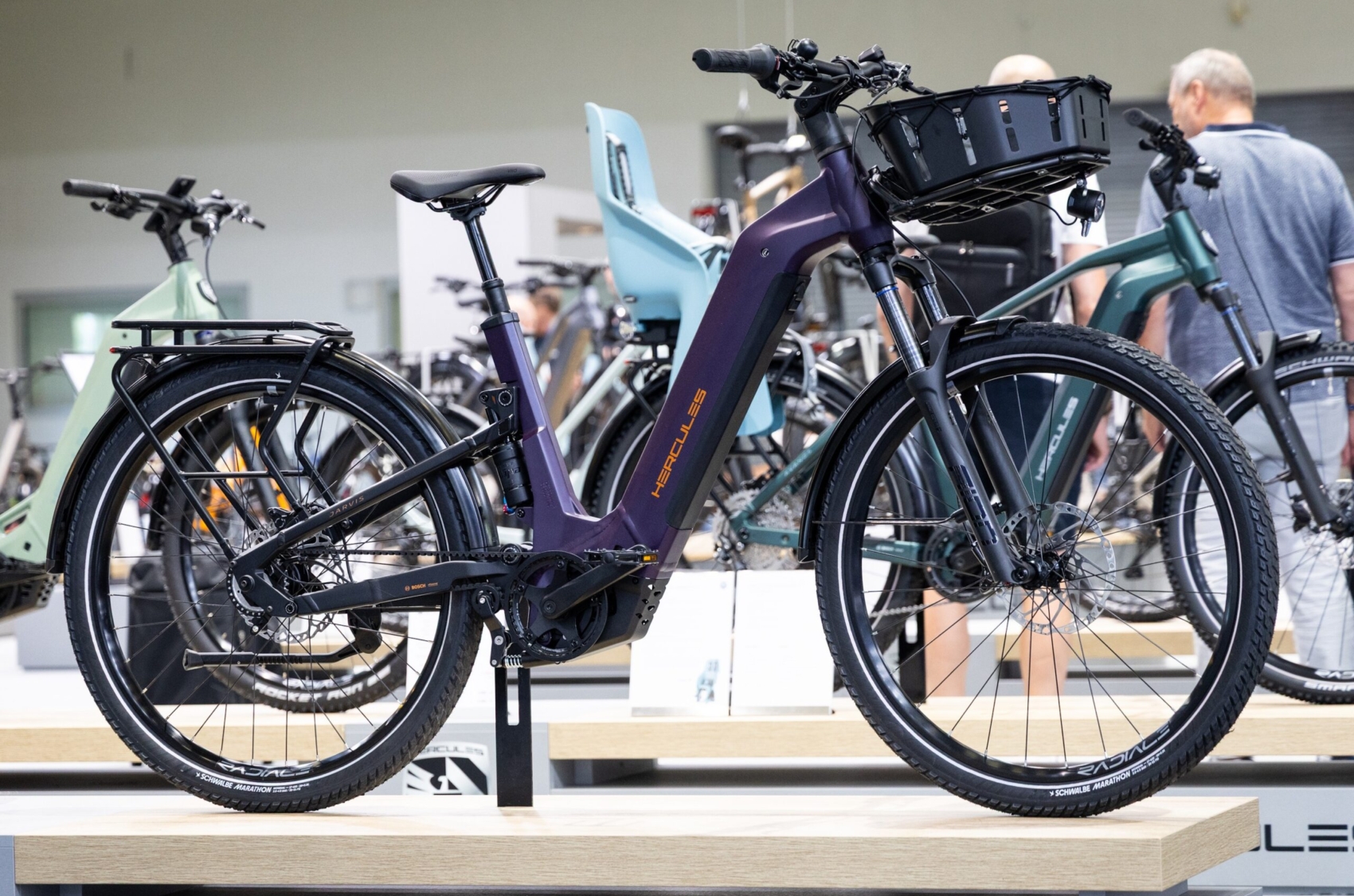 Hercules erweitert sein E-Bike-Angebot um das vollgefederte Jarvis 5. Foto: ZEG