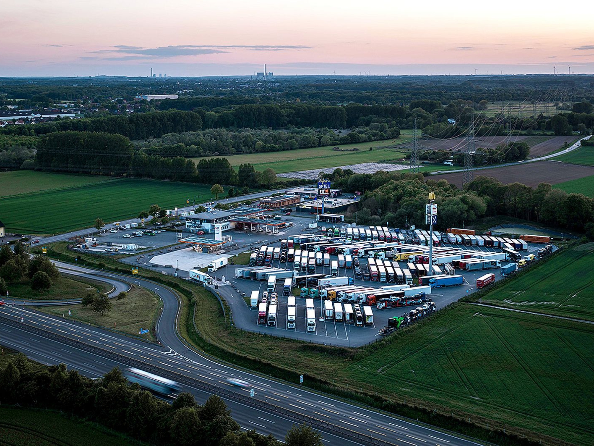 Lkw-Ladeparks