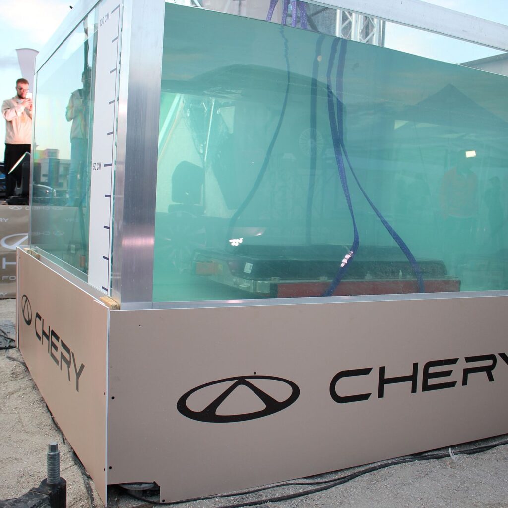 Chery-Akku: 24 Stunden im Meerwasser
